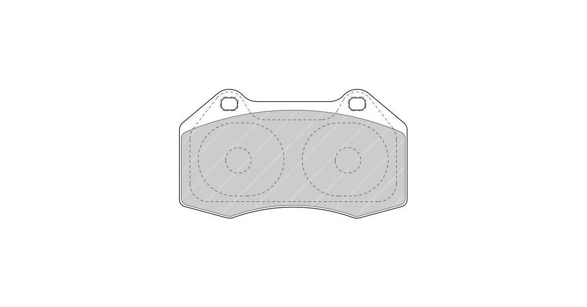 Placute Frana Fata Ferodo Racing DS Performance pentru Renault Clio 2.0 I RS 02.06 Etrier BREMBO