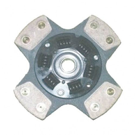 Disc ambreiaj Bratex cerametalic, 4 puck-uri cu cuplare progresiva (6 arcuri) – Renault R5 GT Turbo / Clio 16S / Williams