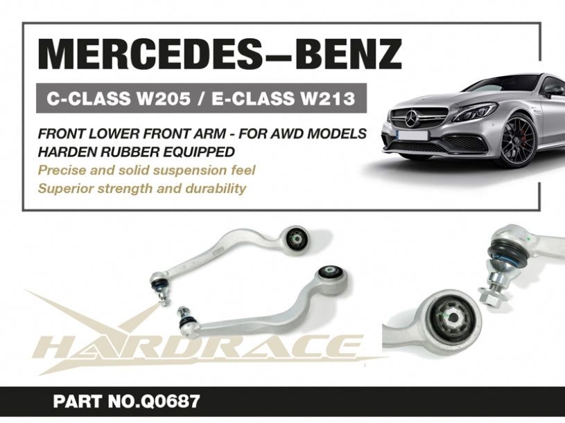 Brat suspensie inferior fata, capat fata Hardrace pentru Mercedes-Benz C-Class / E-Class - Q0687