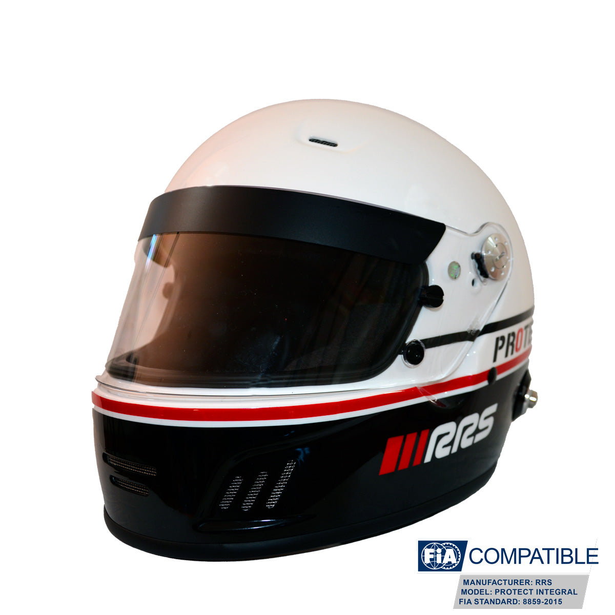 Casca FIA integrala RRS PROTECT CIRCUIT Negru