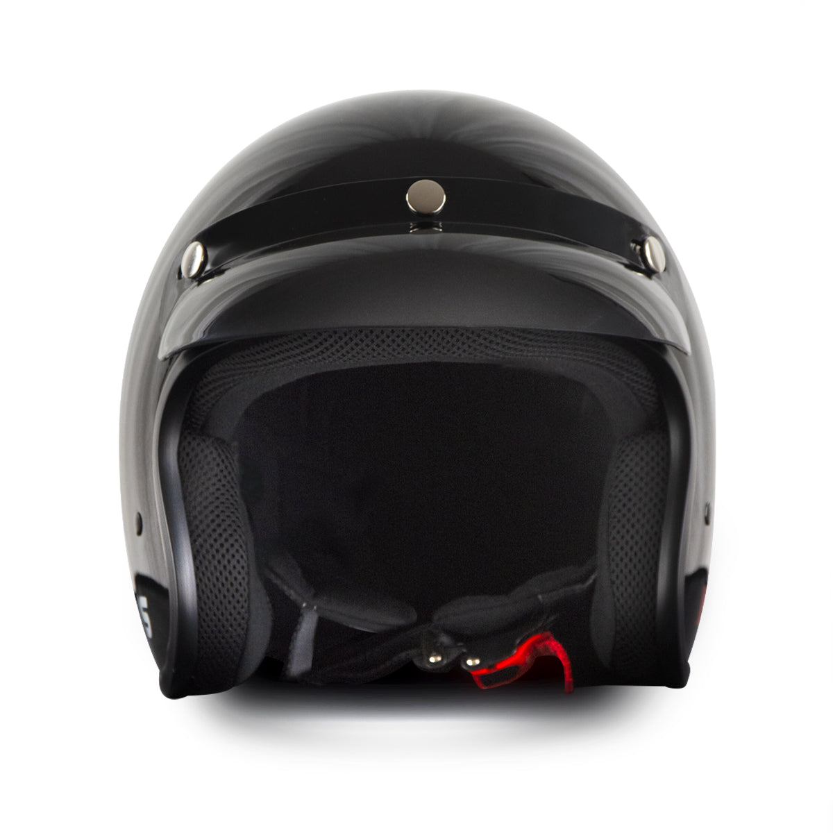 Casca Jet RRS (Negru Lucios) – Trackday, Karting & Moto
