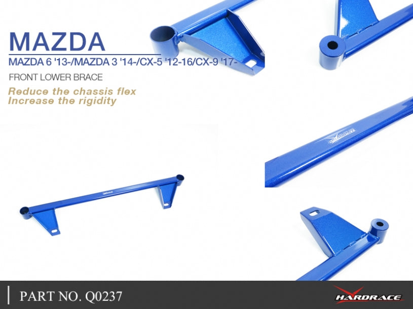 Bara rigidizare inferior fata Hardrace pentru Mazda CX-5 / Mazda 3 - Q0237