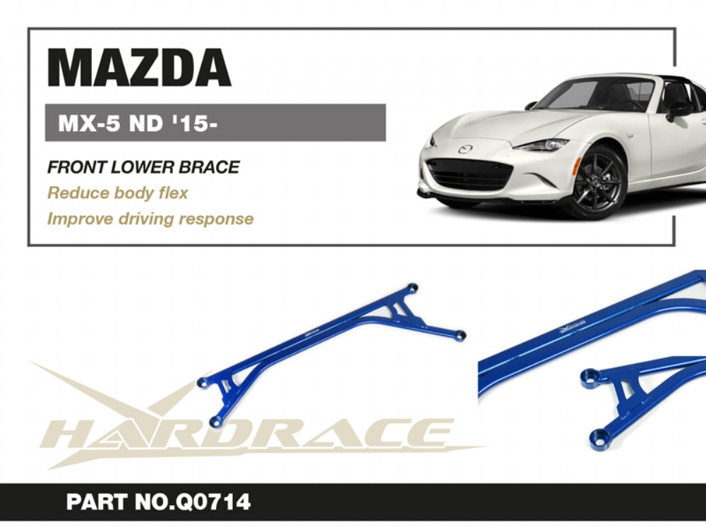 Bara rigidizare inferior fata Hardrace pentru Mazda MX-5 - Q0714