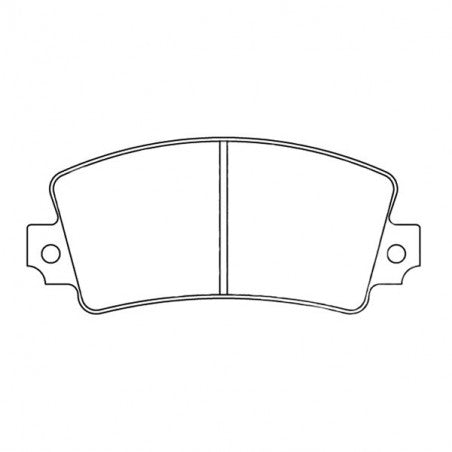 Placute Frana CL Brakes RC6 - ALPINE A110 1300 1.3 (73CV) 74 TO 75