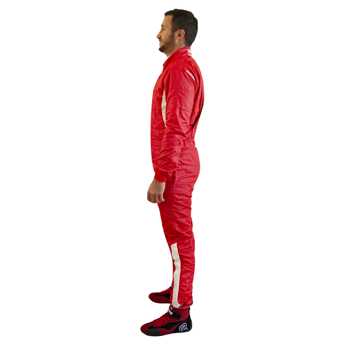 Combinezon FIA RRS DIAMOND STAR RACE SUIT RED