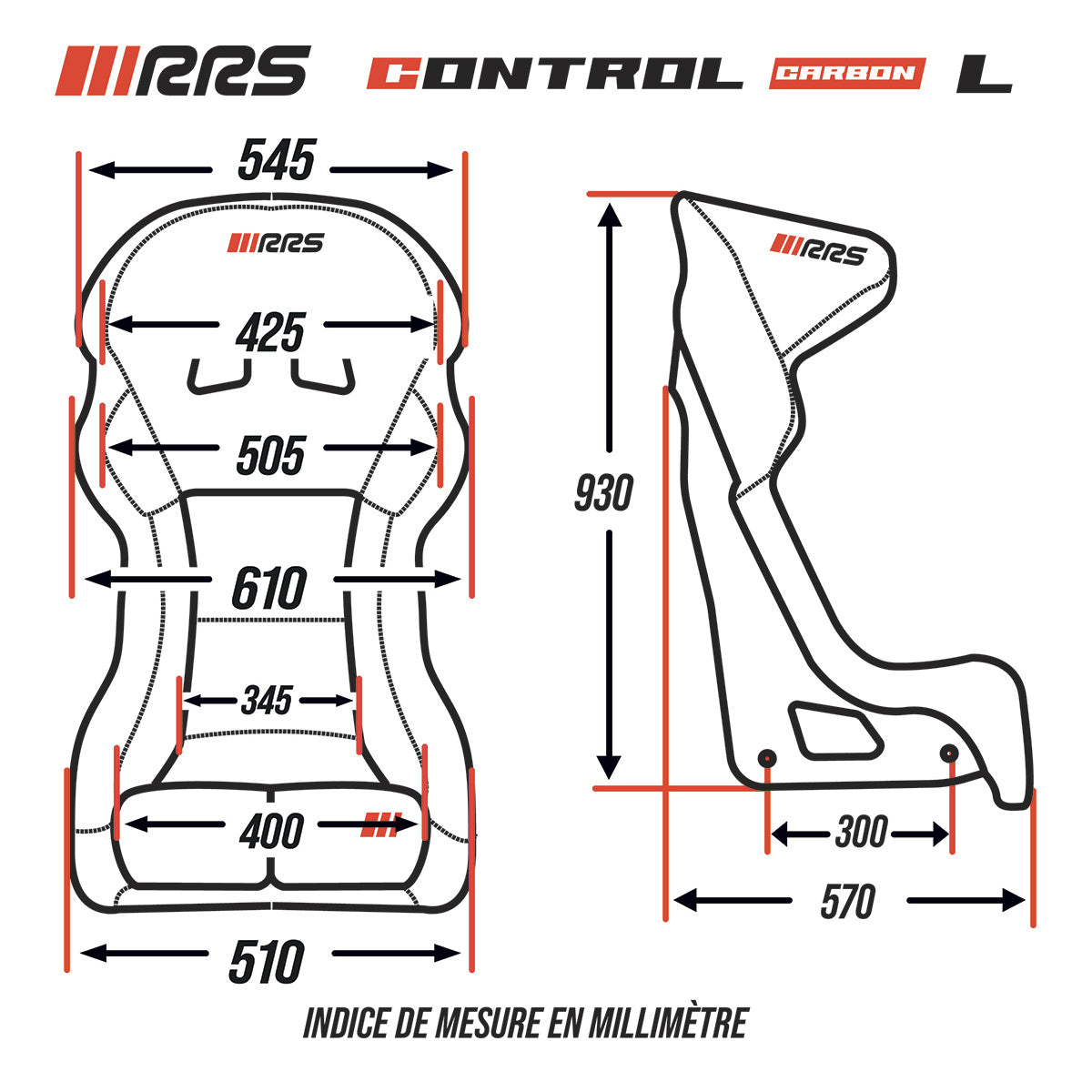 Scaun FIA RRS Control Carbon