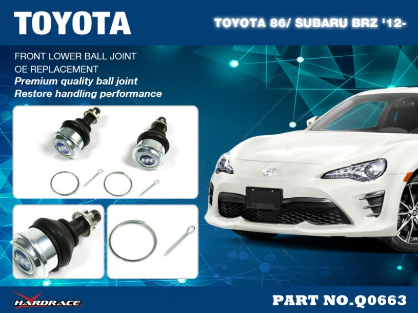 Pivot inferior fata Hardrace pentru Subaru BRZ / Toyota GR 86 / GT86 - Q0663
