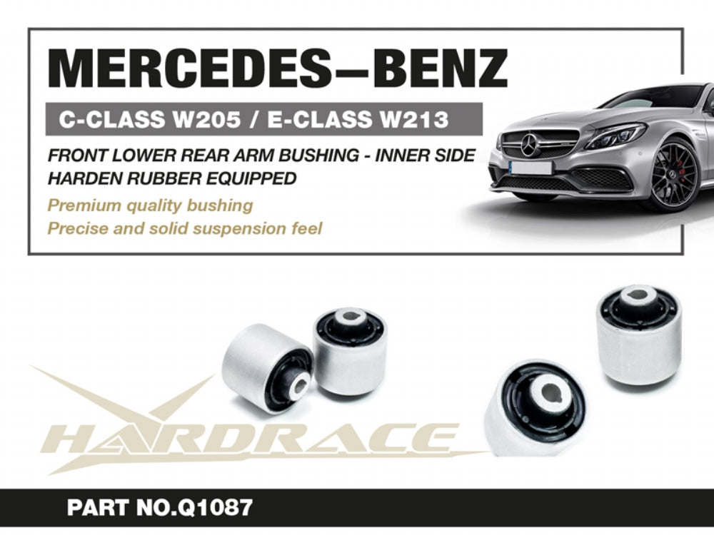 Set bucse brat suspensie inferior spate fata, capat interior Hardrace pentru Mercedes-Benz C-Class / C63 AMG - Q1087