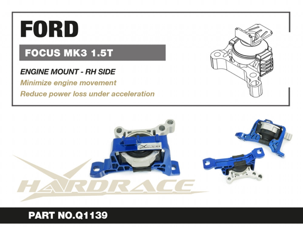 Tampon motor dreapta Hardrace pentru Ford Focus / Kuga - Q1139