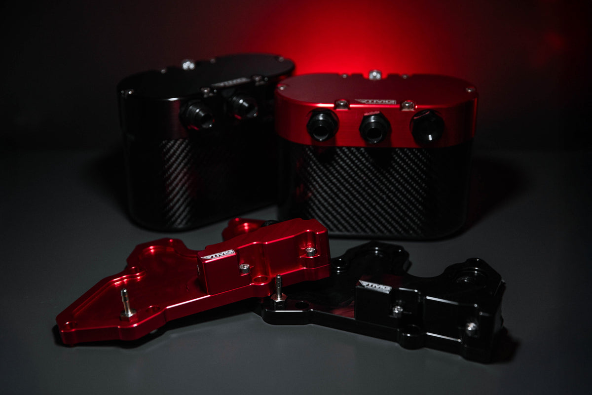 Kit Recuperator Ulei Carbon RTMG Performance pentru 2.0 TSI EA888 Gen 4, Golf 8 R