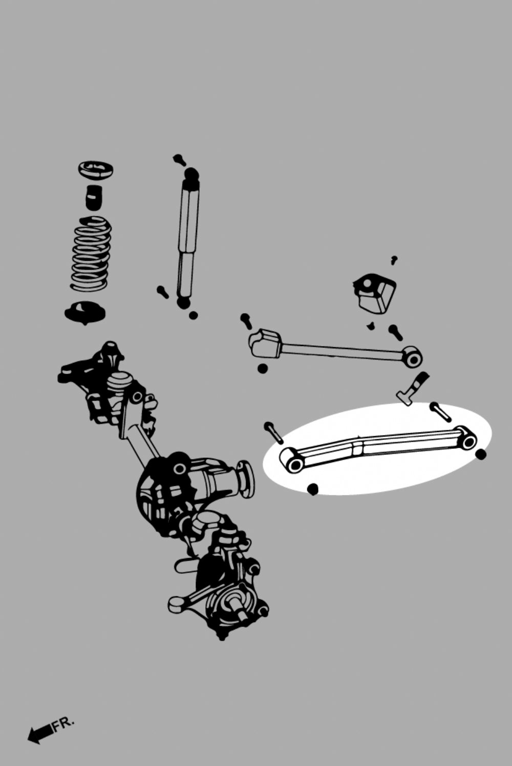 Brat suspensie inferior fata Hardrace pentru Jeep Wrangler - Q0642