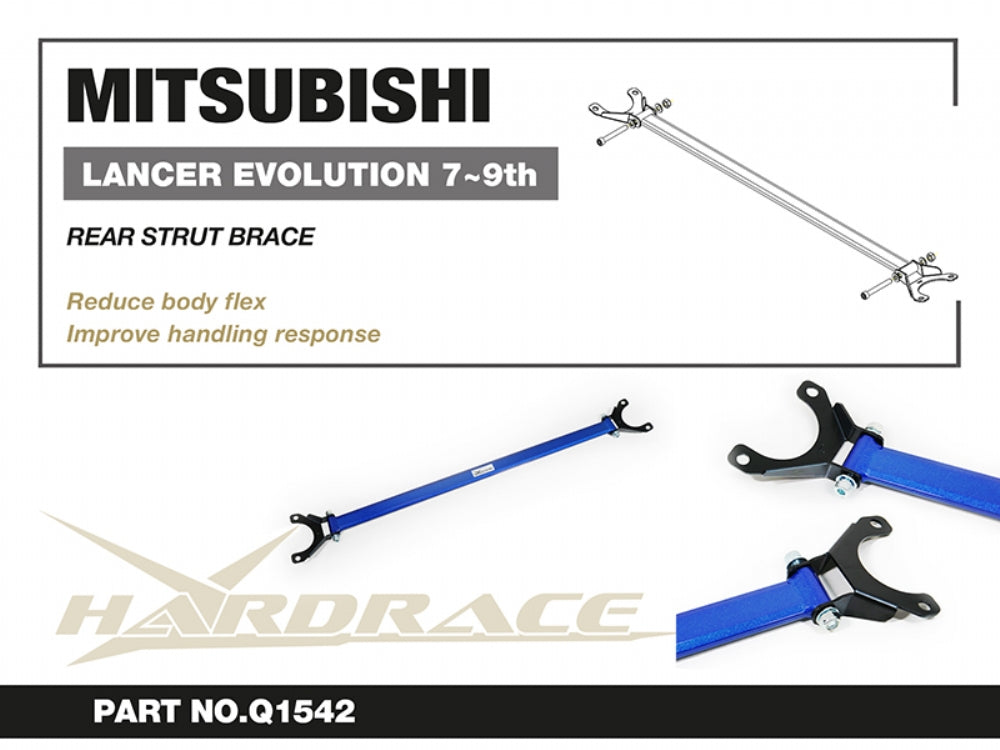 Bara rigidizare telescoape spate Hardrace pentru Mitsubishi Lancer Evo - Q1542