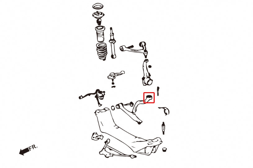 Set bucse brat tensiune fata Hardrace pentru Lexus GS / Toyota Aristo - 7174