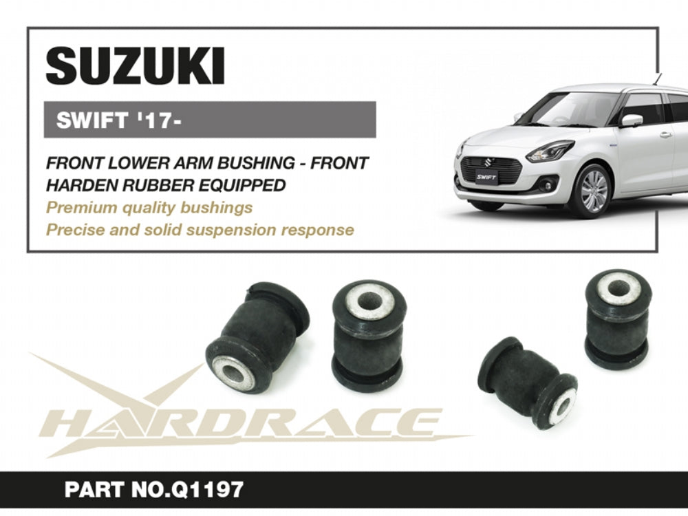 Set bucse brat suspensie inferior fata, capat fata Hardrace pentru Suzuki Swift - Q1197