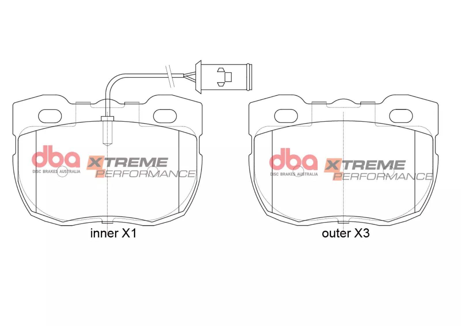Placute Frana DBA Xtreme Performance Fata Land Rover Range Rover Evoque DB1176XP