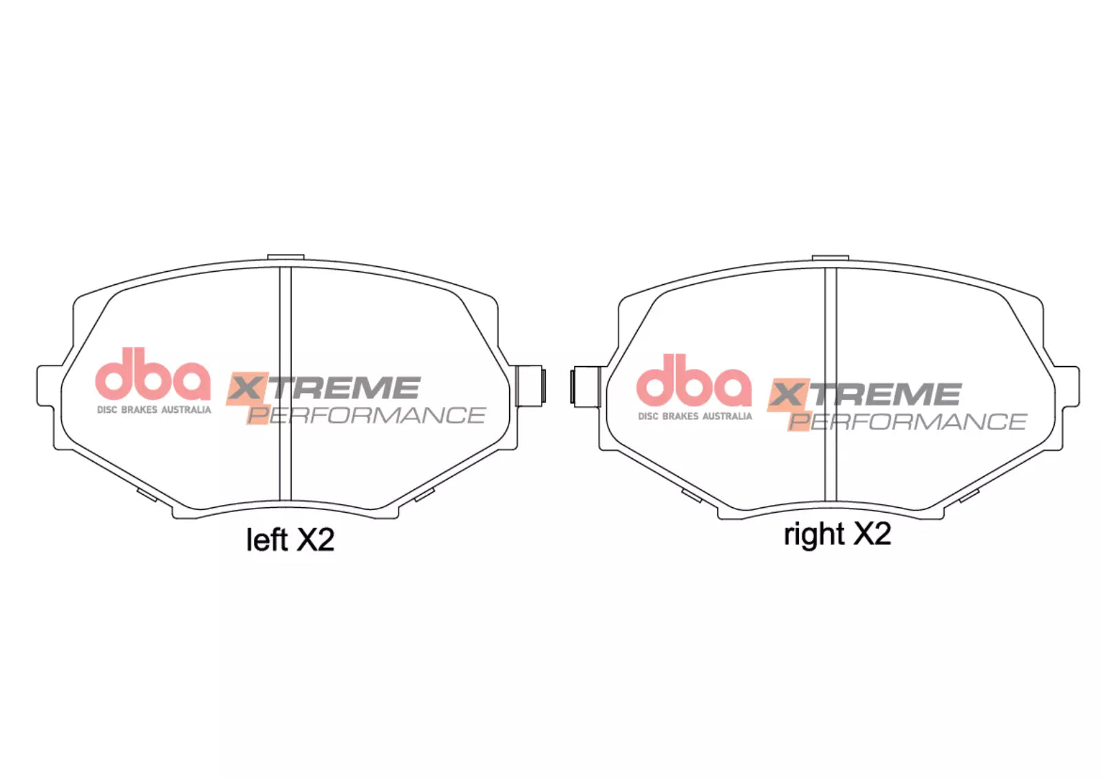 Placute Frana DBA Brake Kit 4000 Series T3 Slotted & Xtreme Performance (2x DBA4538S + DB1282XP) Fata Mazda MX-5 DBA4538S-1282XP