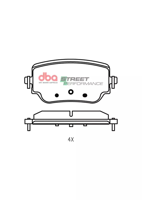Placute Frana DBA Street Performance Spate Mercedes-Benz DB15082SP