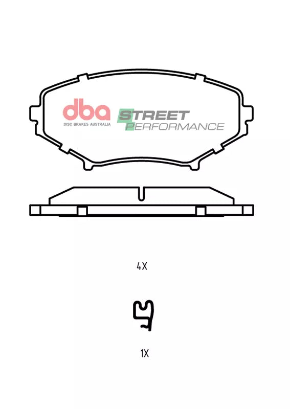 Placute Frana DBA Street Performance Fata Mazda RX-8 DB1513SP