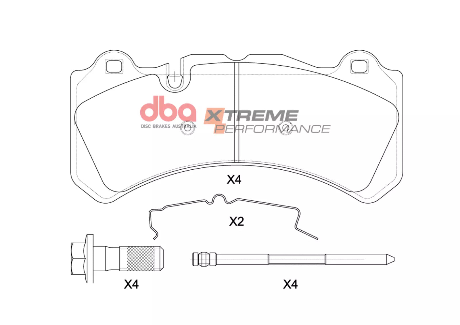 Placute Frana DBA Xtreme Performance Fata Volkswagen Amarok DB15323XP