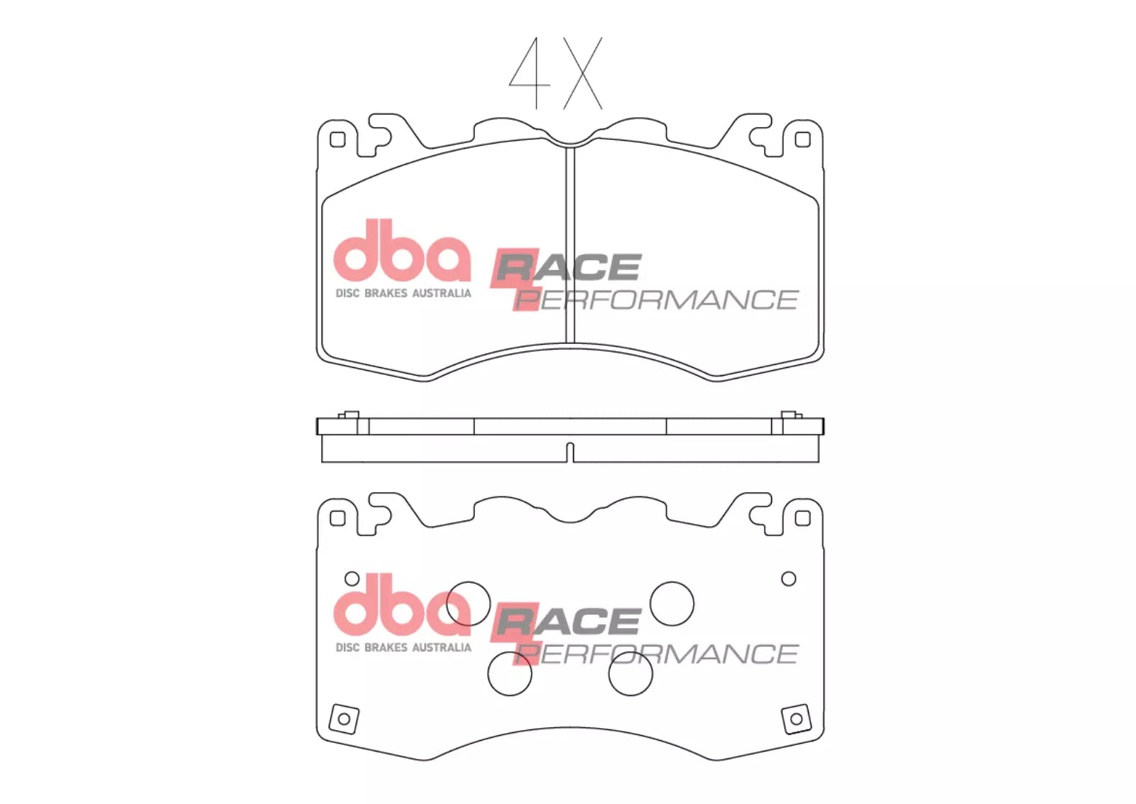 Placute Frana DBA Race Performance Fata Ford Mustang DB15334RP