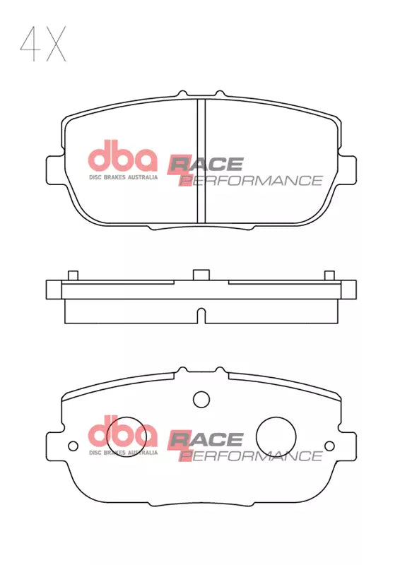 Placute Frana DBA Race Performance Spate Abarth/Fiat/Mazda DB2064RP
