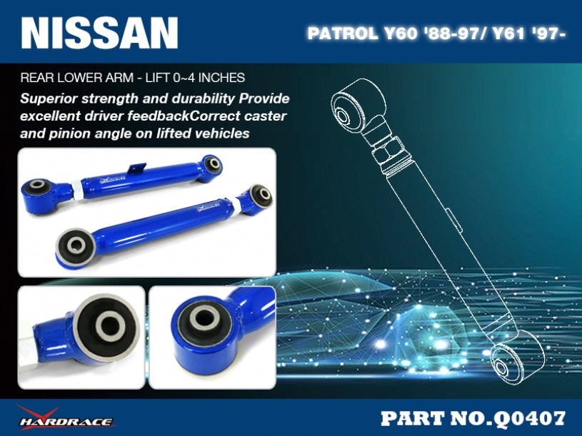 Brat suspensie superior spate Hardrace pentru Nissan Patrol - Q0407