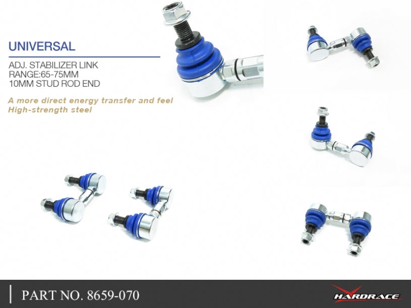 Bieleta antiruliu reglabila Hardrace pentru Honda Civic - 8659-070