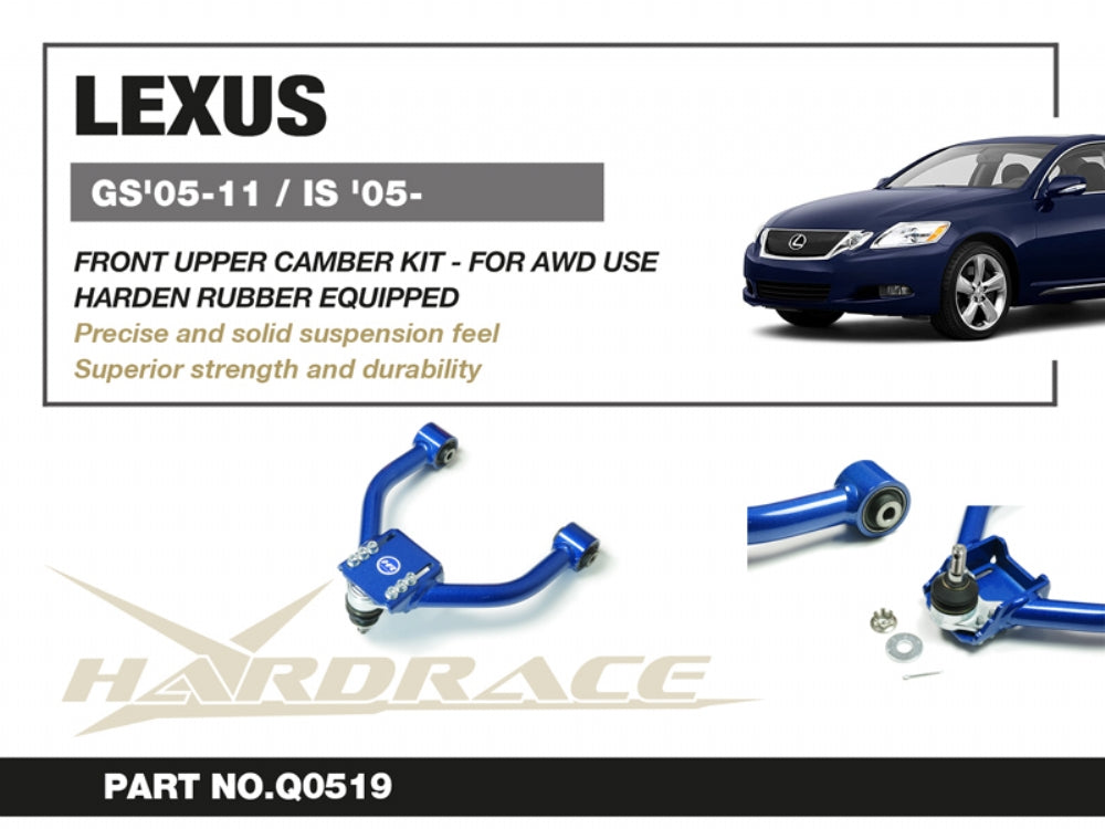 Kit corectie camber superior fata Hardrace pentru Lexus GS / IS - Q0519