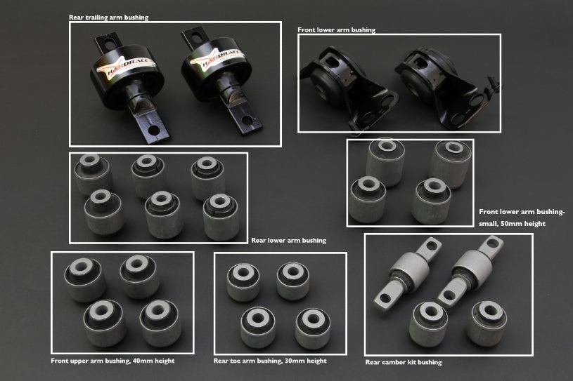 Set brat suspensie bucsa complet Hardrace pentru Honda CRX / Civic - 6107-DC2