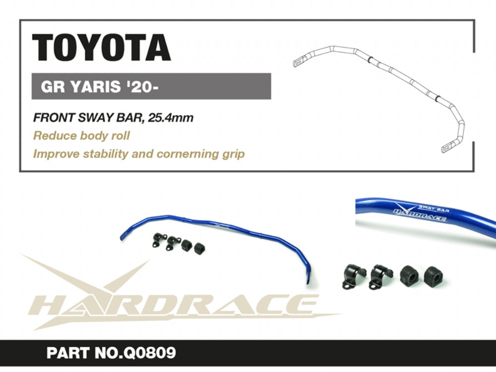 Bara stabilizatoare fata Hardrace pentru Toyota GR Yaris - Q0809