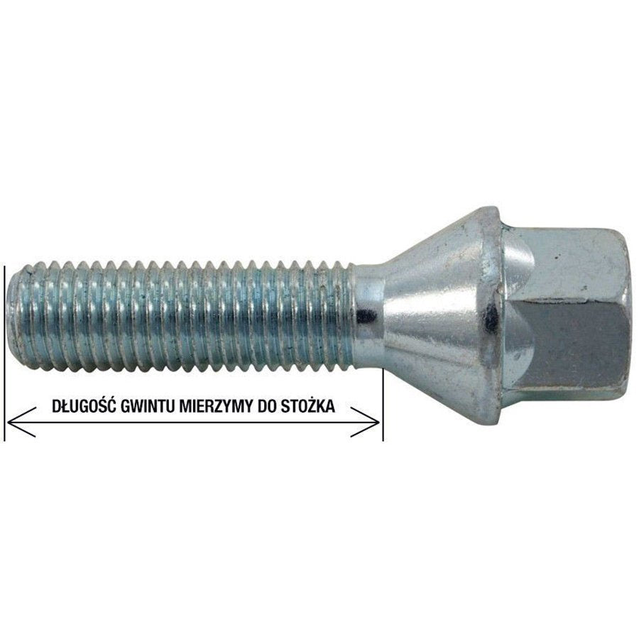 Prezon roata conic M12x1.25