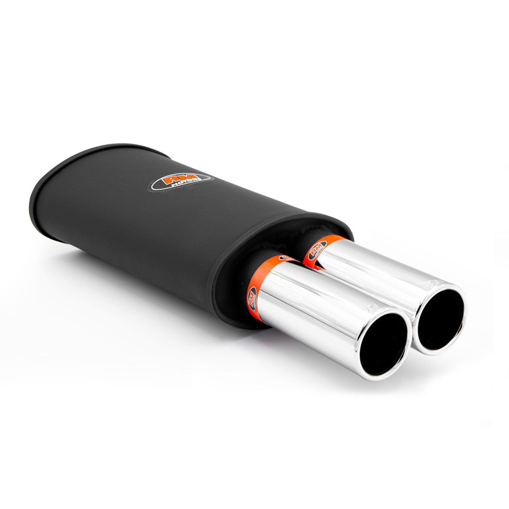 Toba sport aluminizata cu doua varfuri inox polisate drepte, buza rasfranta, RM216