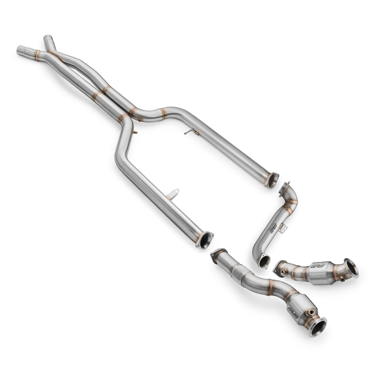 Set downpipe cu catalizator, conector si midpipe RM-Motors BMW M3, M4 (G80-G83) 3.0 S58