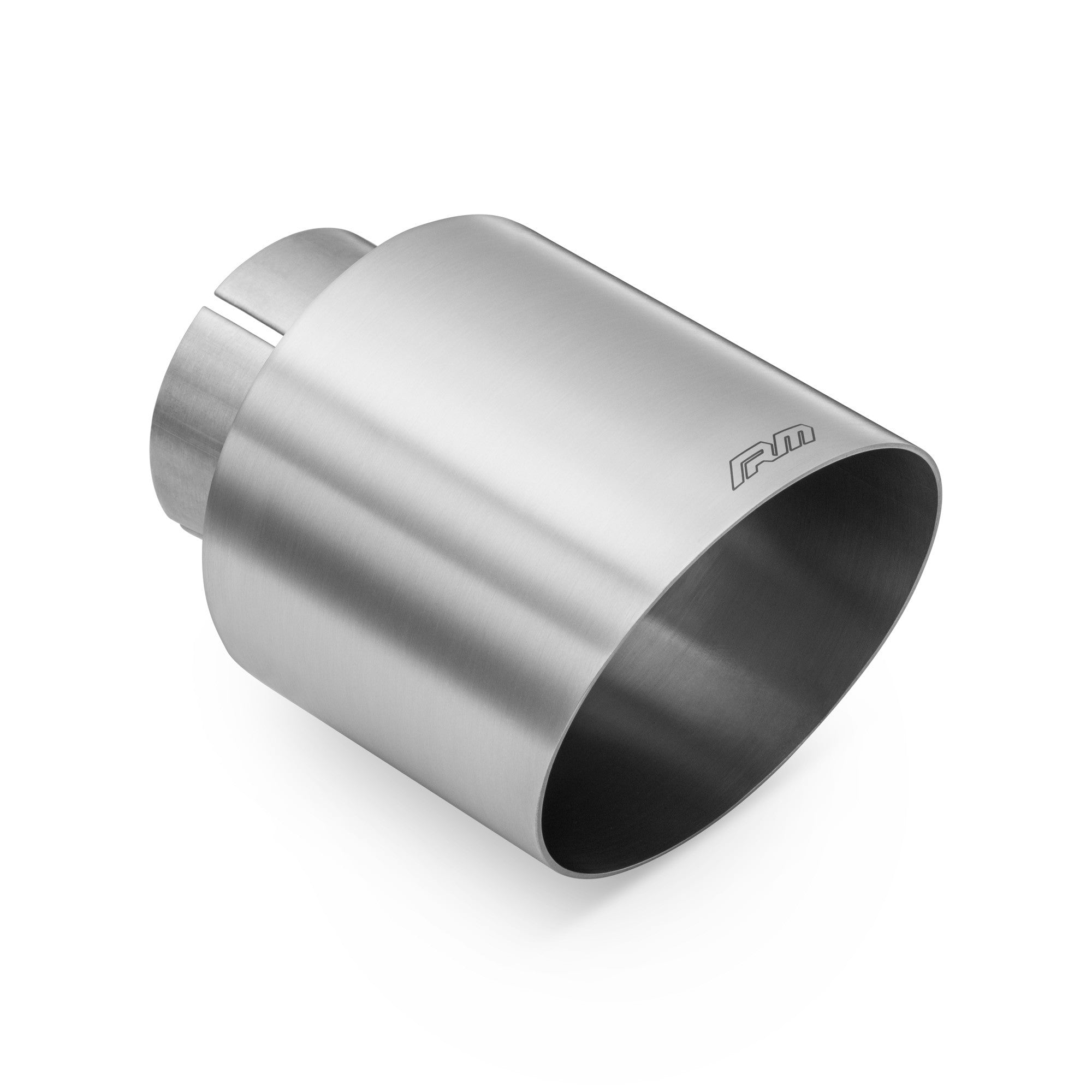RM-Motors tips evacuare taiat din inox satinat KSCS