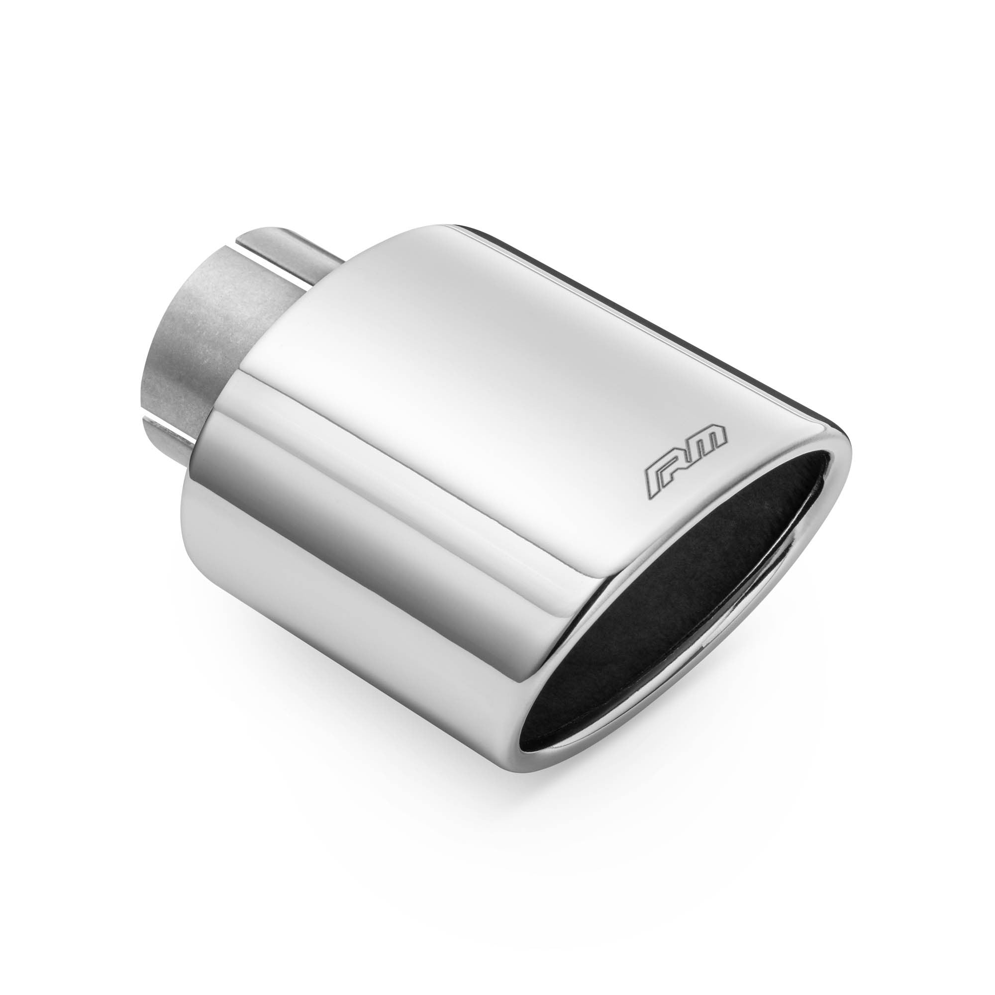 RM-Motors tips evacuare oval tesit din inox polisat