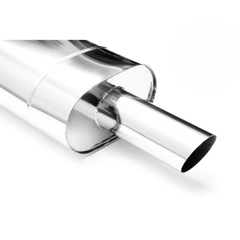 Toba finala eliptica inox 130x220 mm, varf de 76 mm, lungime varf 200 mm, varf taiat oblic, E207