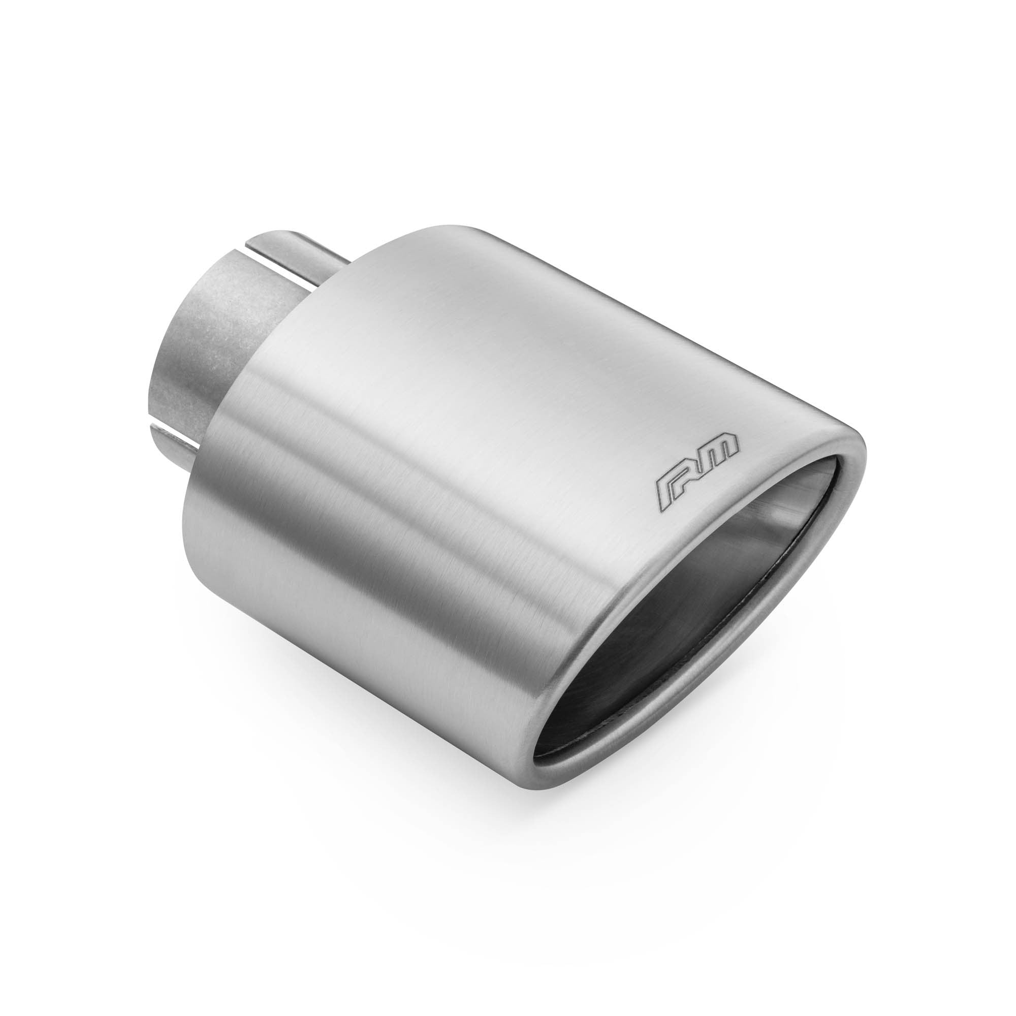 RM-Motors tips evacuare oval tesit din inox satinat