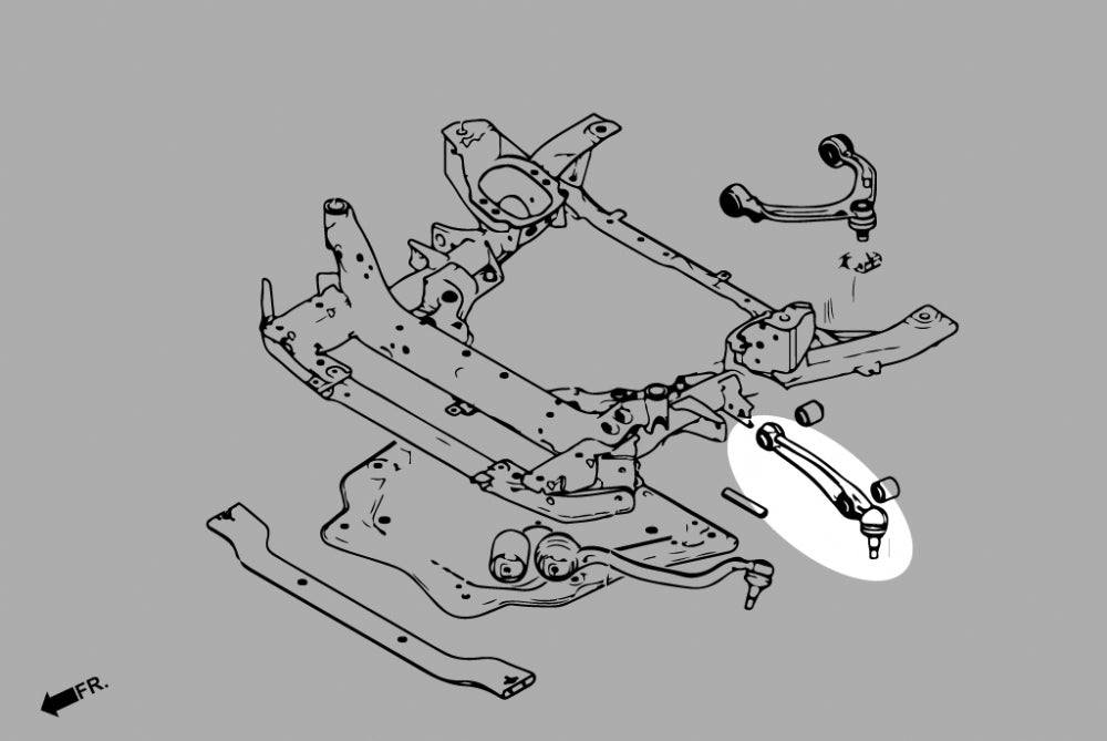 Brat suspensie inferior spate fata Hardrace pentru BMW X5 / X6 - Q0740