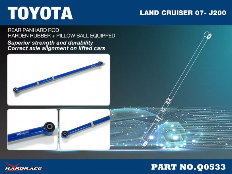 Bara panhard spate Hardrace pentru Toyota Land Cruiser - Q0533