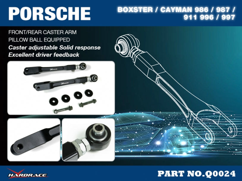 Brat suspensie caster fata si spate reglabil Hardrace pentru Porsche 911 / Boxster - Q0024