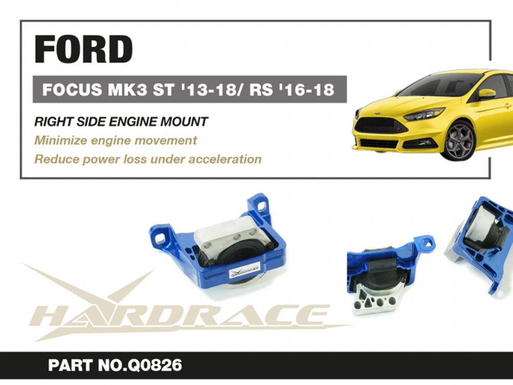 Tampon motor dreapta Hardrace pentru Ford Focus RS / Focus ST - Q0826