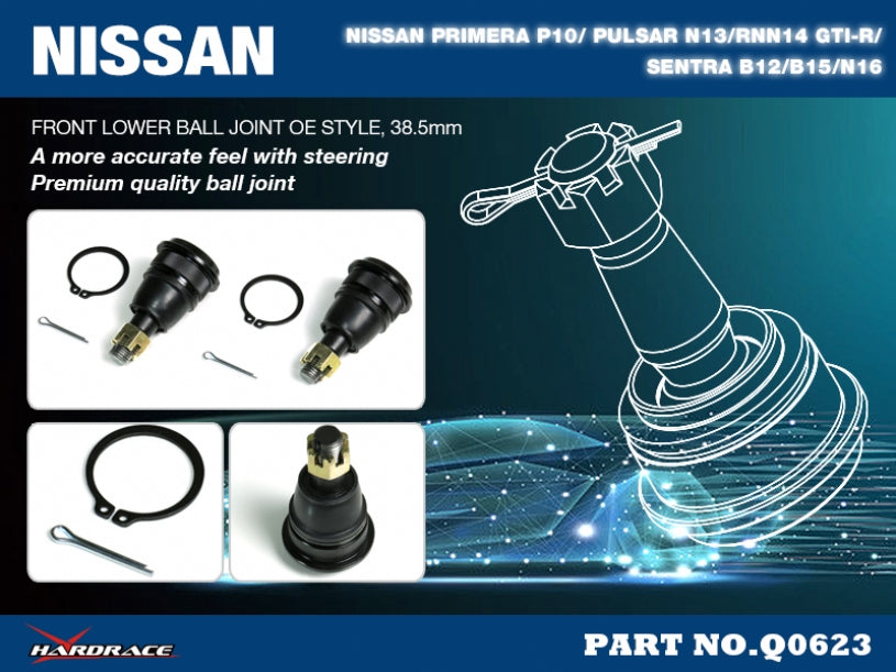 Pivot inferior fata Hardrace pentru Nissan Primera / Sunny - Q0623