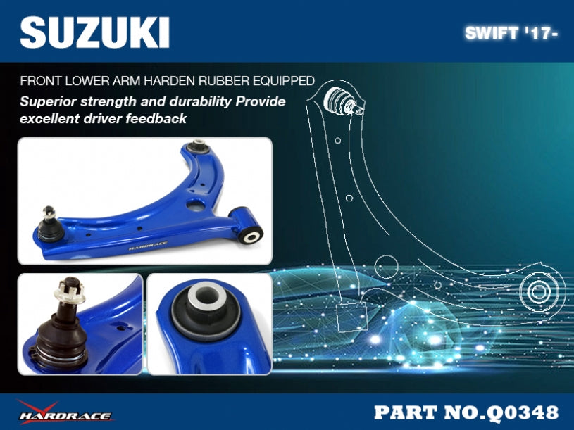 Brat suspensie inferior fata Hardrace pentru Suzuki Swift - Q0348