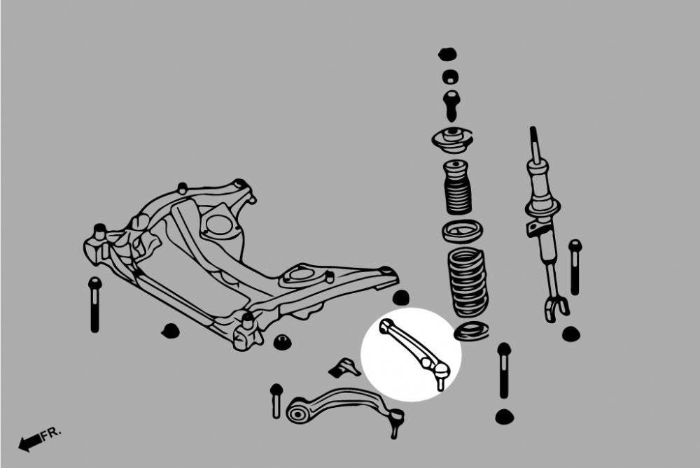 Brat suspensie inferior fata, capat spate Hardrace pentru BMW Seria 5 / Seria 7 - Q0841