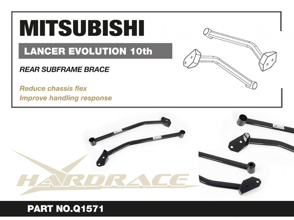 Bara rigidizare punte spate Hardrace pentru Mitsubishi Lancer Evo - Q1571