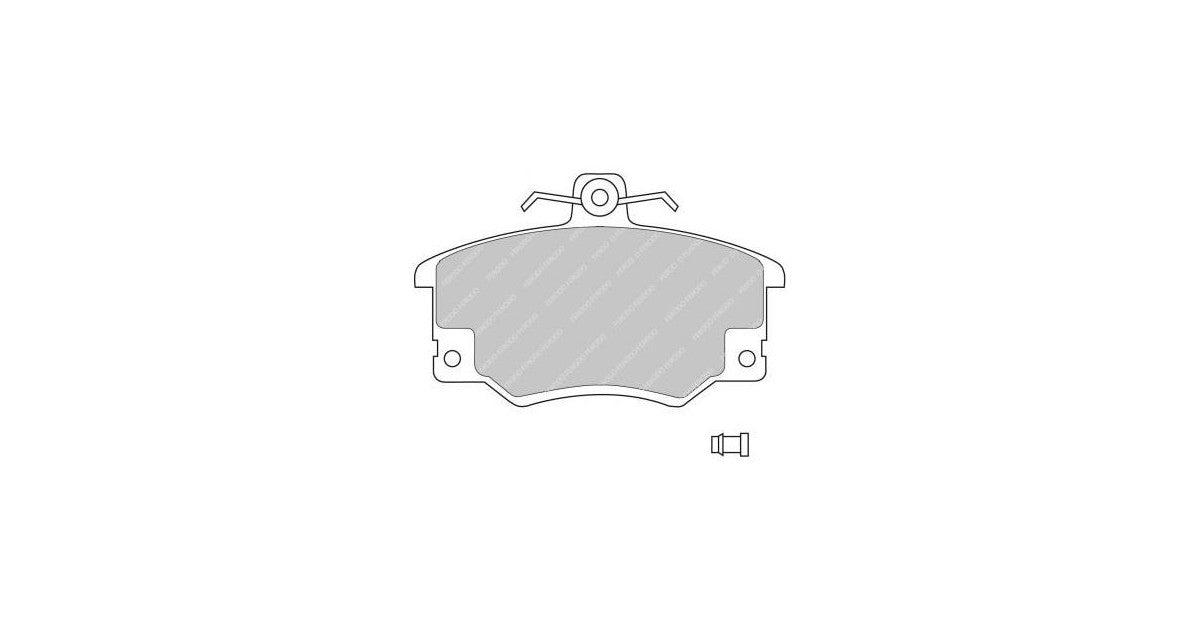 Placute Frana Fata Ferodo Racing DS2500 pentru Abarth Ritmo 125 Tc 2.0 11.81 - 12.87 Etrier LUCAS / TRW
