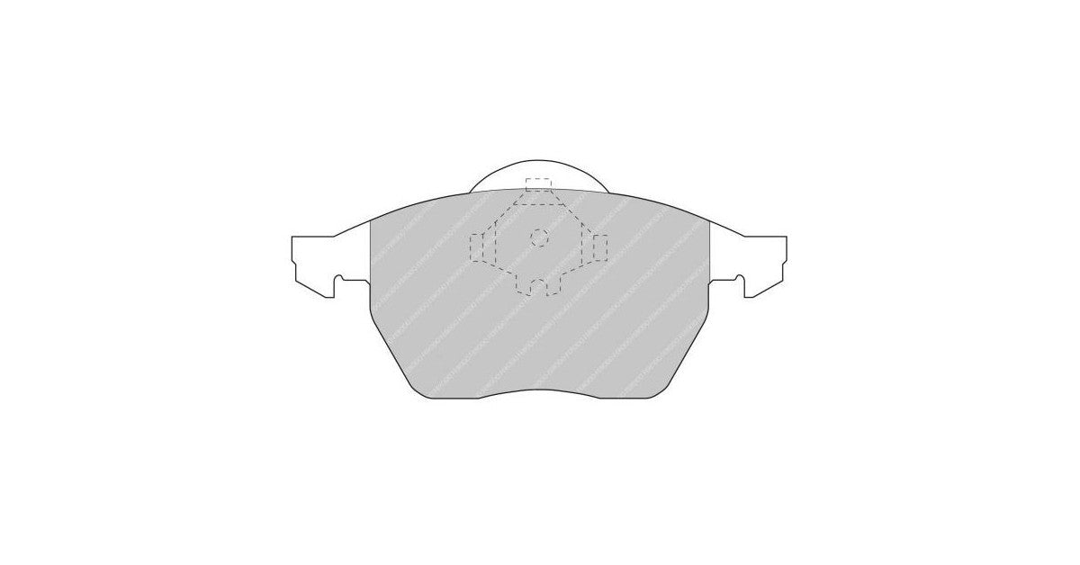 Placute Frana Fata Ferodo Racing DS2500 pentru Audi 100 2.0 12.90 - 06.94 Etrier ATE