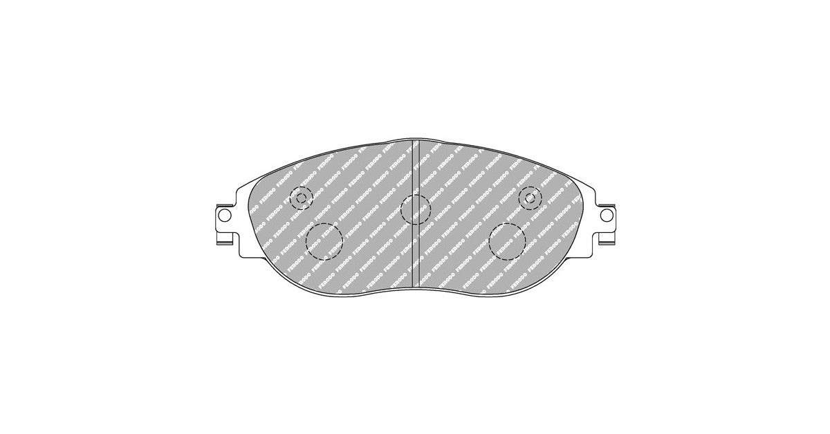 Placute Frana Fata Ferodo Racing DS2500 pentru Audi A3 S3 Quattro 02.13 Etrier LUCAS / TRW
