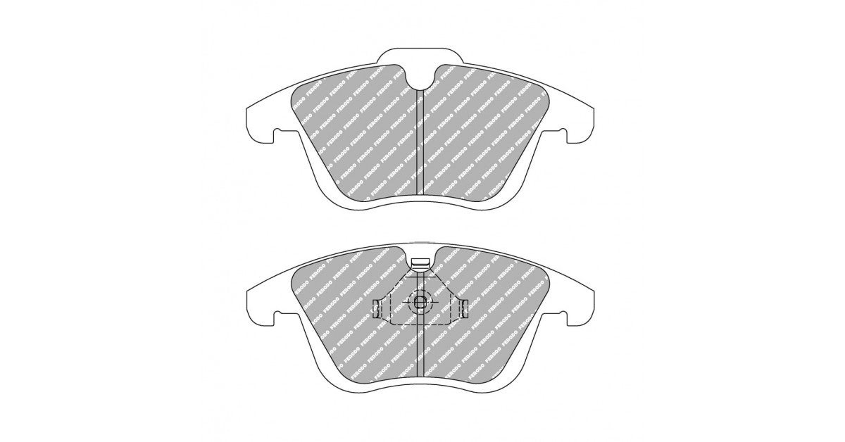 Placute Frana Fata Ferodo Racing DS2500 pentru Audi A4 1.8 TFSI 11.07 Etrier ATE