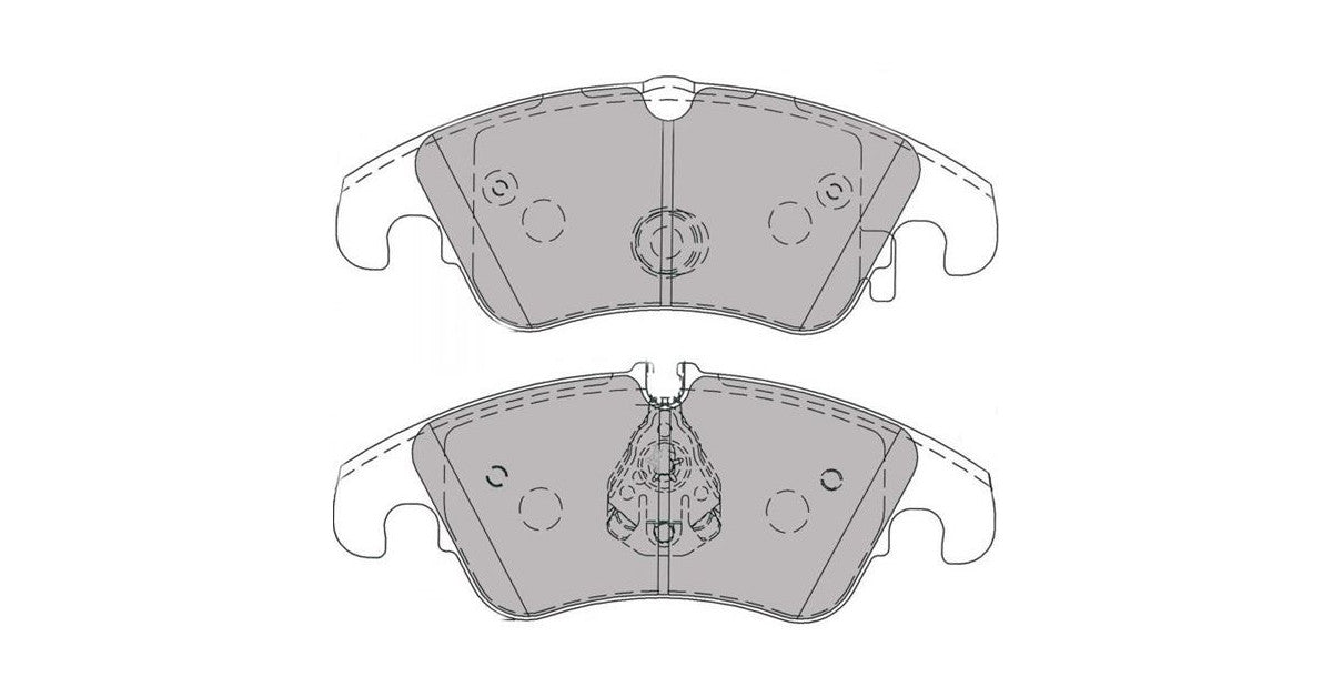 Placute Frana Fata Ferodo Racing DS2500 pentru Audi A4 2.0 TDI Quattro 01.08 Etrier LUCAS / TRW